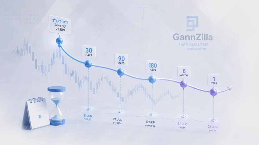 تحلیل زمانی با GannZilla